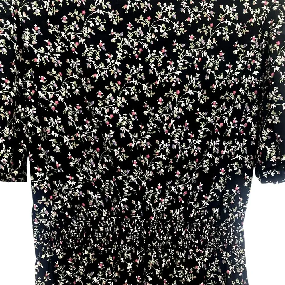 Vintage Stuart Alan Floral Romper Size 12